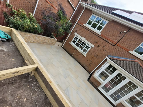 Bolton Porcelain patio paving