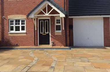 indian stone driveways Bolton